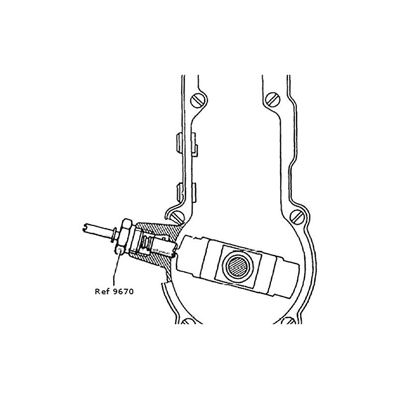Tool Hub 9670 Locking Screw and Pin For Bosch In-Line
