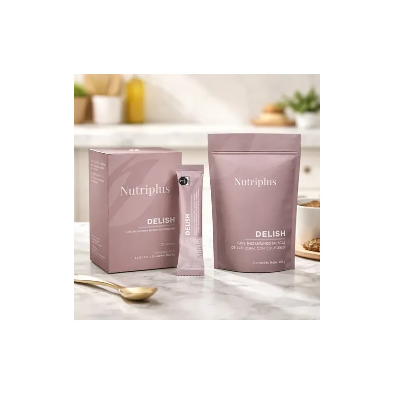 Café 20 Sobres Achicoria Nutriplus+café Colágeno Y Achicoria