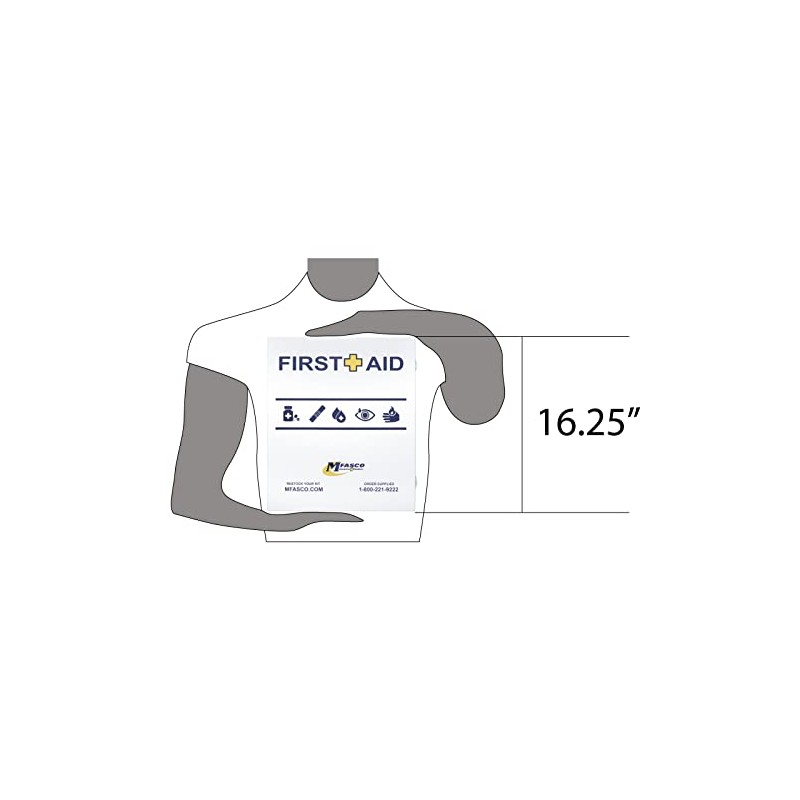 Empty First Aid Box 3 Shelf With First Aid Logo