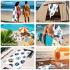 JKJNLHJE Evil Eye Beach Towels Oversized,Microfiber Sand Free Beach Towels