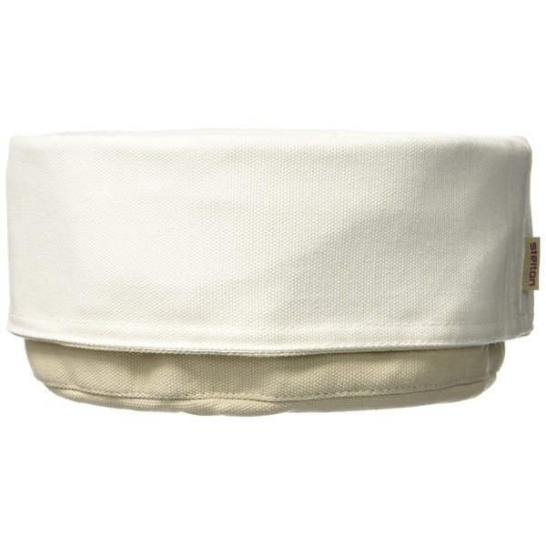 Stelton 1323 bread bag, sand / white, cotton, white, 23 x 23 x 21 cm