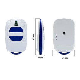 Selridasia Garage Door Opener Remote Control Compatible with DEA GTI2, 868.3MHz Handheld Transmitter Replacement for GT2 GTI4 GT4, Pack of 1