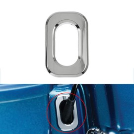 HCmotorku Motorcycle Accent Antenna Housing Hole Cover Fit for Harley Touring Street Glide Road Glide Road King 2006-2022 Chrome