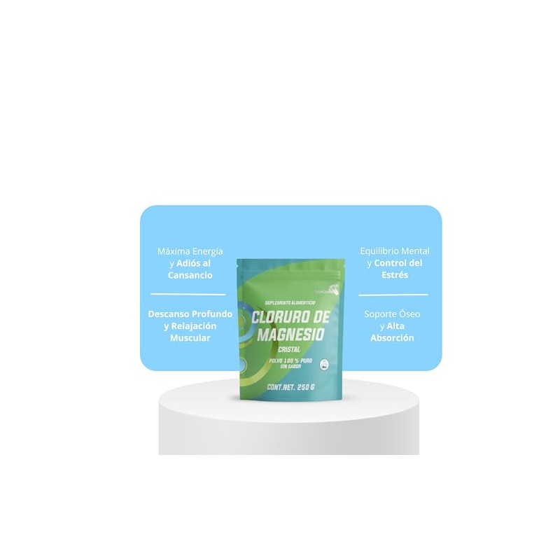 Cloruro de Magnesio Alimenticio 250 Gr – Suplemento Natural de