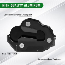 CHIFUN Kickstand Enlarger Pad Side Stand Extension Plate Compatible with Honda Goldwing 1800 GL1800 GL 1800 2020-2022(Red)