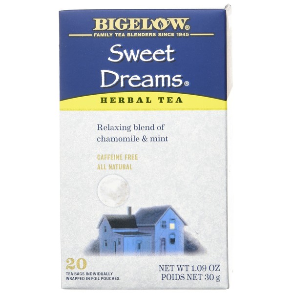 Bigelow Tea Sweet Dreams Herbal Tea, 20 Count