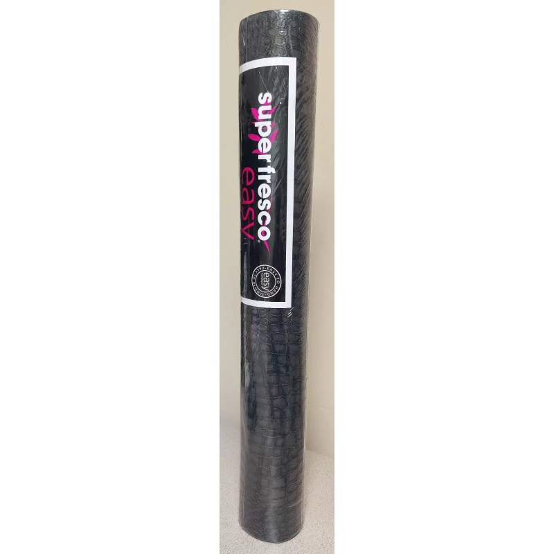 Superfresco Black Vinyl Non-Pasted Moisture Resistant Wallpaper Roll