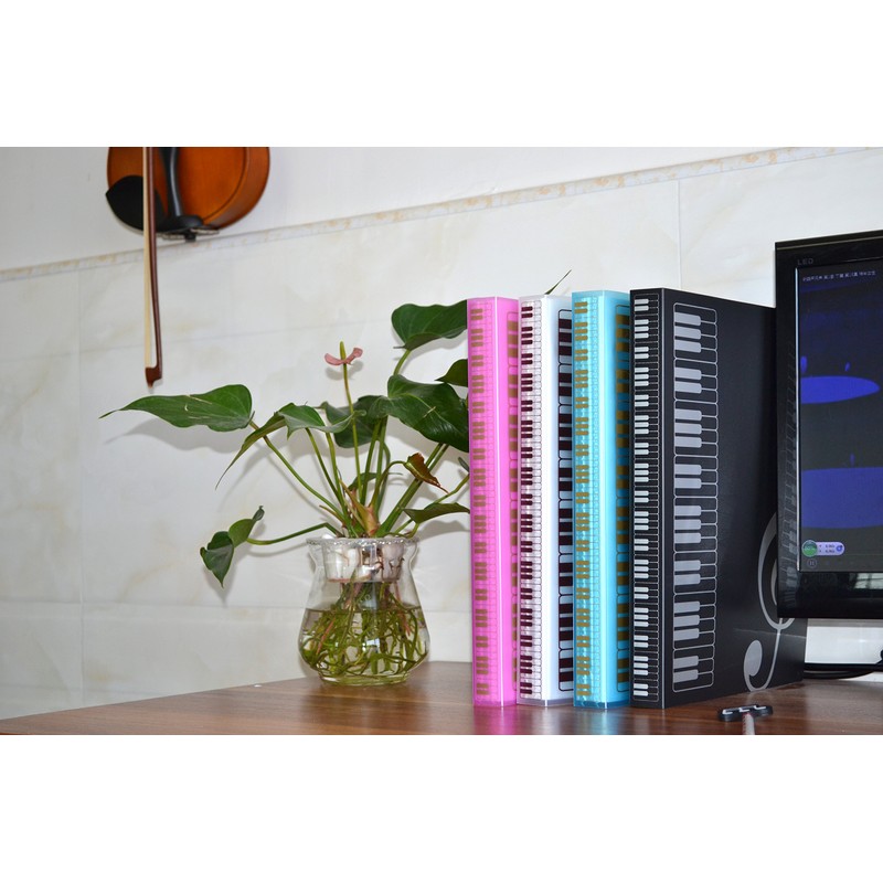 WOGOD Music Sheet File Paper Documents Storage Folder Holder Plastic.A4