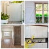 sourcing map Folding Door Bolt 201 Stainless Steel 44 x
