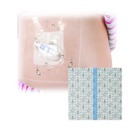 4"x4"Transparent Waterproof Shower Cover Shields, Premium Waterproof Tattoo Bandages, Clear Film Dressing for Tattoo Aftercare