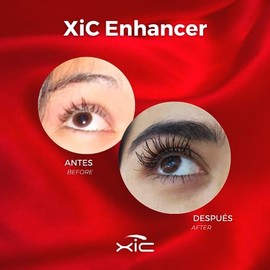 XiC Glam. Paquete con Suero para Crecimiento de Pestañas y Cejas más Delineador Negro, Contra Agua y Punta Ultra Fina. Duo Sexy