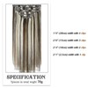 Aison Clip in Hair Extensions Real Human Hair Balayage Medium