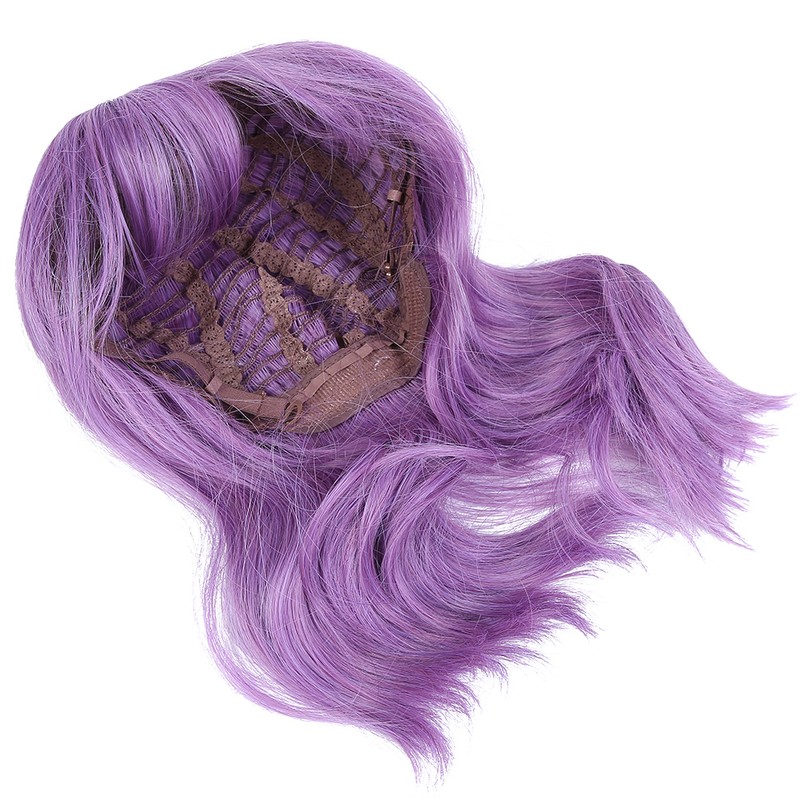 High Temperature Synthetic Women Hair Charming Wavy Wigs Short for