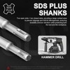 SDS Plus Chisel Set, 5Pcs Tile Removal & Concrete Hammer