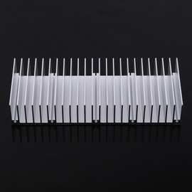 Heatsink with Fan, Aluminium Heatsink with Fan, Heatsink for Diodes, Heatsink, Aluminium Heatsink, Heatsink, Heatsink, Heatsink, Tight, 24 Teeth, 15 x 5.9 x 2.5 cm