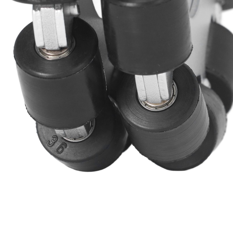 127mm Double Aluminum Omni Wheel with Bearing Rollers Omni Directional