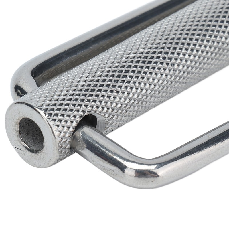 2Pcs Slide Buckle 316 Stainless Steel Rectangle Adjustable Knurled Roller