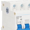 4P Miniature Circuit Breaker DIN Rail Mount Low Voltage Air