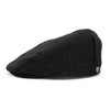 Brixton Men's Hooligan Flat Cap, black, l