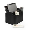 LONDO Leather Remote Control Organizer and Caddy with Tablet Slot