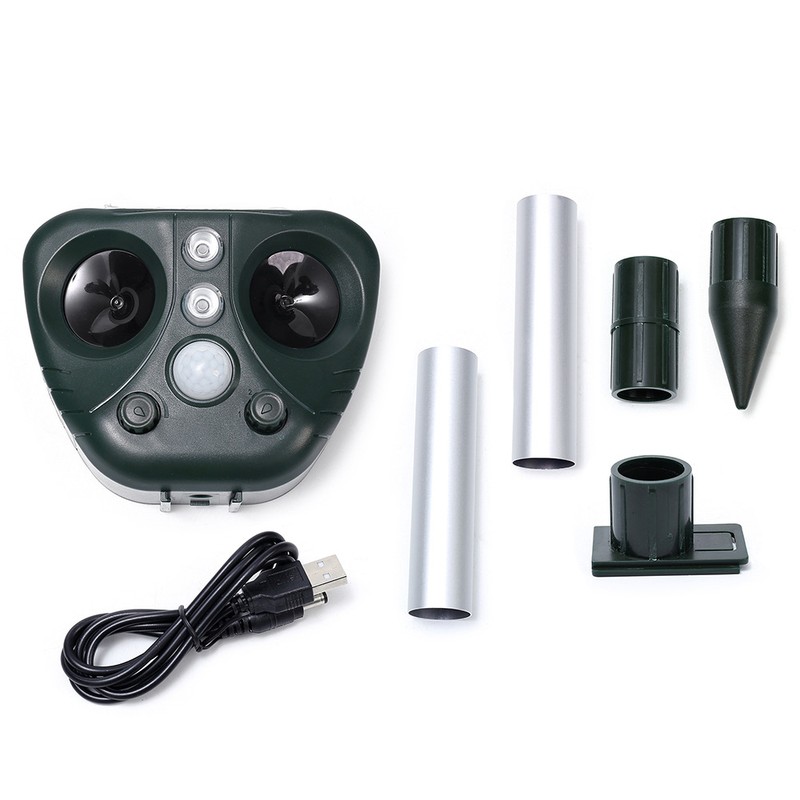 Outdoor Waterproof Solar Powered Pest Rejector Garden Farm Mouse Mole