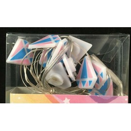 Greenbrier International String Lights - Diamond - 3.6 Feet - Indoor Use - Battery Operated