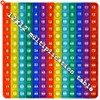 Rainbow Pop Fidget Math Learning Toy, Multiplication Table Educational Game,