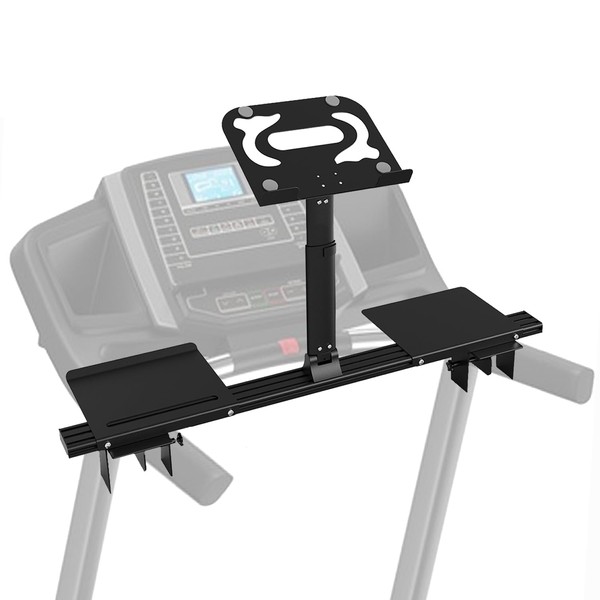 CoyoLeoeo Upgraded Treadmill Laptop Holder with Adjustable Height Width, Universal