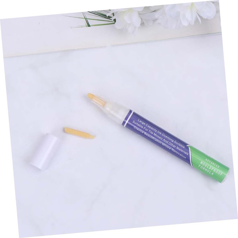 DOITOOL Grout Tile Pen Kit 4pcs White Rejuvenate Grout Restorer