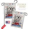 Breeze Decor Patriotic Lhasa Apso Garden Flag Pack Dog Puppy
