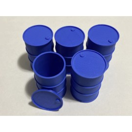 Universal 5x DRUM/BARREL Simulation MINI Scale Deco. RC Truck/Military