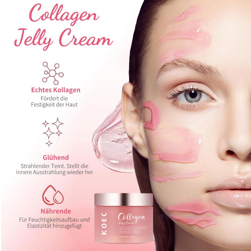 Moisturising Cream Face Cream Jelly Cream Face Care Vegan Face