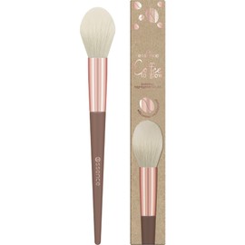 essence Coffee to Glow Scented Highlighter Brush, No. 01 Hello Brew-Tiful, Brown, for Combination Skin, for Sensitive Skin, for Dry Skin, for Blemished Skin