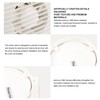 Fdit 4 Inch Wall Mounted Exhaust Fan, ABS Ventilation Fan,