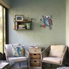 Owl Metal Wall Sculpture Metal Animal Wall Hanging Statue Owl