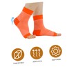 Baluue 1 Pair Breathable Toeless Ankle Compression Socks for Plantar