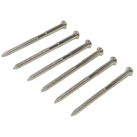 6x Superior 40mm Bass Pickup Mounting Screws for Precision Bass Jazz Bass P90