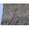 Brown Chita/leopard Soft Silky Charmeuse Satin Fabric. Sold By The