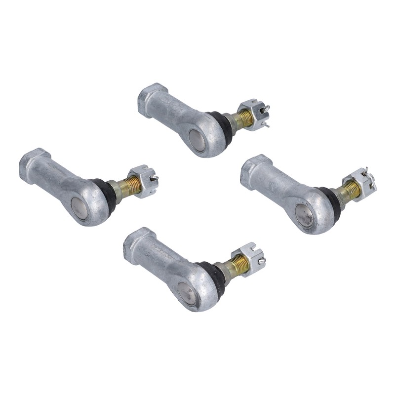 4PCS Tie Rod End Kit Rubber Metal WearResistant Replacement for