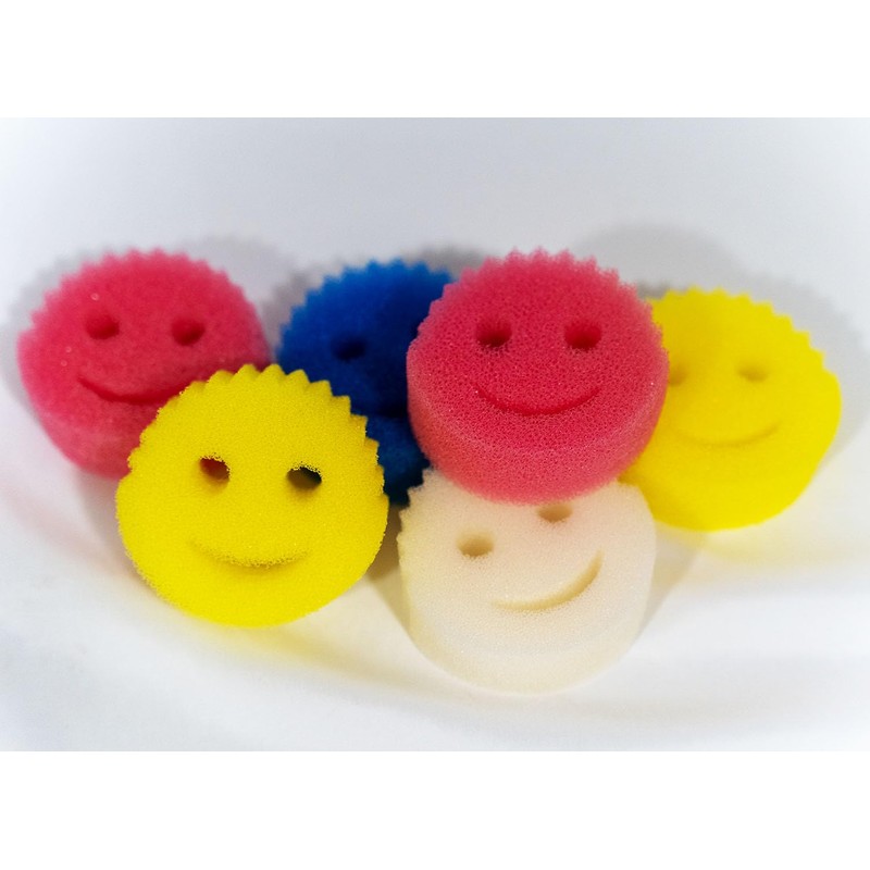 Mommy Cleaning Sponge Set (3PCS) Double-Sided Soft Textured Structure, Ergonomic,