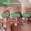 haakaa Silicone Colostrum Collector (0.2oz./6ml,6pcs) & Lidded Cup (0.75oz./25ml) Pack