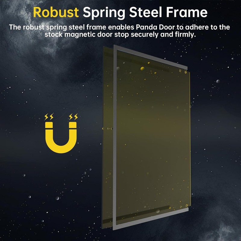 BIQU Panda Door for Bambu-Lab X1C X1E P1S P1P 3D