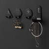4 Ganchos de Pared Autoadhesivos de Metal, Percheros para Ropa,