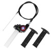 EXLECO Quick Throttle Grip Motorcycle Throttle Grip Set 22 mm