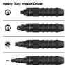KAIFNT K504 Heavy Duty Manual Impact Driver Set, 3/8-Inch 1/2-Inch,