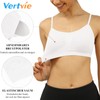 Vertvie Womens Push-Up Sports Bra Top Set, Stretch, Thin, without