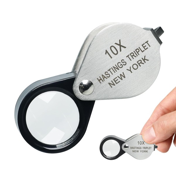 10x Magnifying Glass Jewellery Magnifying Glass 16 mm, Triplet Optical