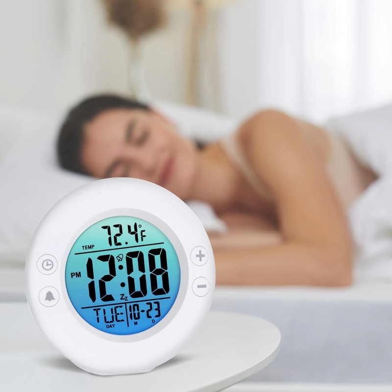 Westclox Digital Alarm Clock for Men & Women – 3.5"