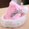 Pink Princess Crown Santa Hat
