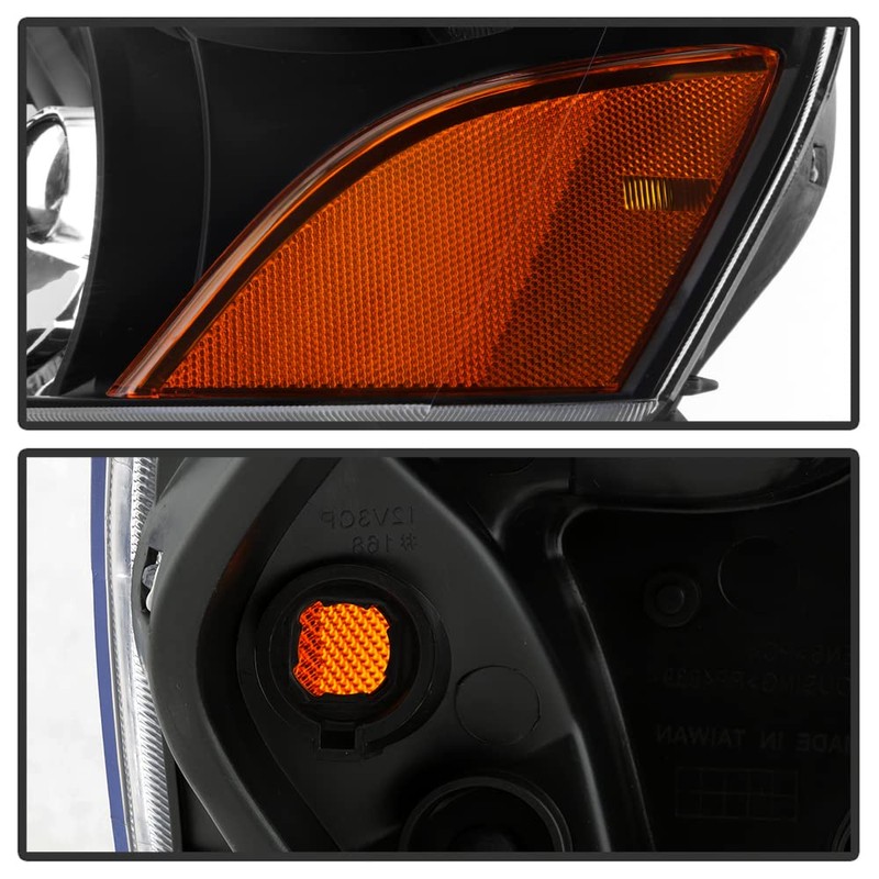 ACANII - For Blk 2003-2005 Honda Pilot Replacement Headlights Headlamps